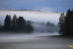 Sumuja Hauhalan maisemissa