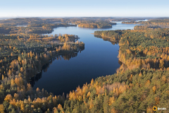 Neitvuoren maisema dronella